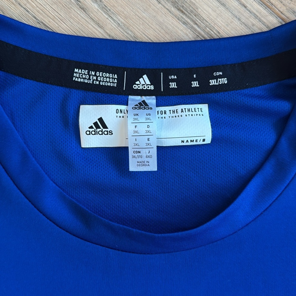 Adidas Blue Shirt - Picture 2 of 2